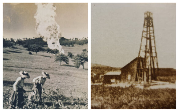 istoria exploatării gazelor naturale în românia